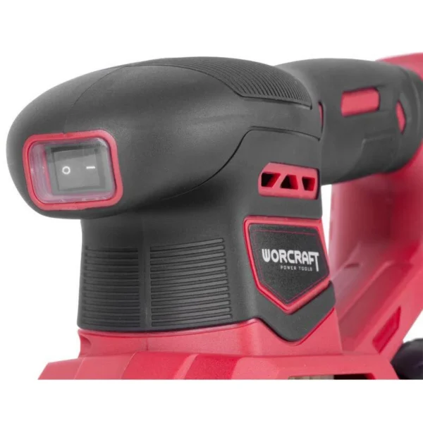 Slefuitor cu talpa vibratoare, 20V Li-ion (acumulator neinclus), 90x187 mm, Worcraft - imagine 3