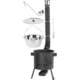 Set soba cu ceaun/tuci, cu burlane, 36 cm, ceaun de 13 L, polonic, lingura de lemn, Artool - imagine 2