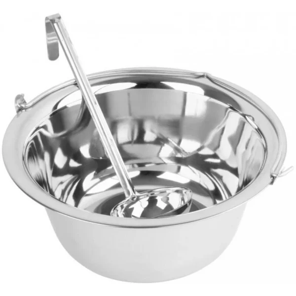 Set soba cu ceaun/tuci, cu burlane, 42 cm, ceaun de 22 L, polonic, lingura de lemn, Artool - imagine 4