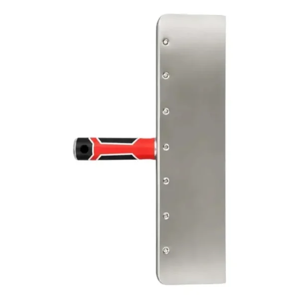 Spaclu inox intarit pentru fatade, 40.6x9 cm x 0.6 mm, maner tricomponent, Olejnik - imagine 2