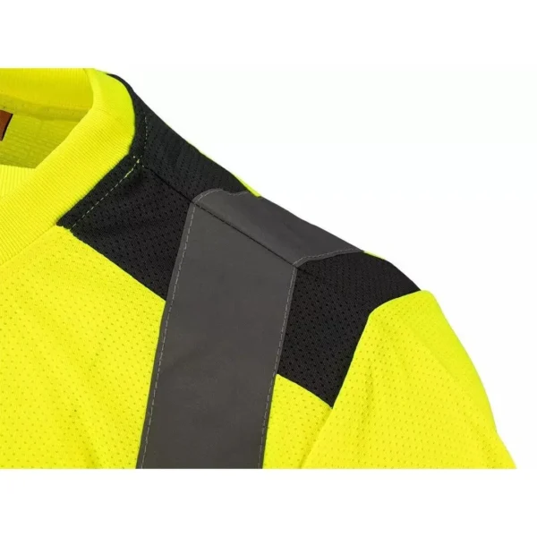 Tricou de lucru, reflectorizant, galben, model Visibility, marimea M/50 - imagine 7