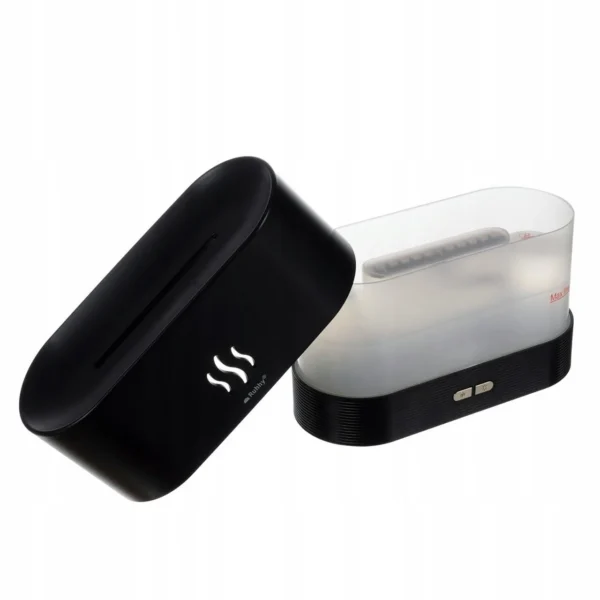 Umidificator cu difuzor de aroma, Ruhhy, 3 in 1, LED cu efect flacara, 6.5 W, 180 ml, 17x9.8x7.2 cm - imagine 8