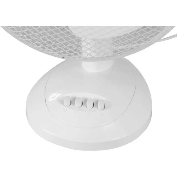 Ventilator de masa, 45 W, 2 viteze, elice 30 cm, functionare silentioasa, 34x48 cm, alb, Strend Pro - imagine 4