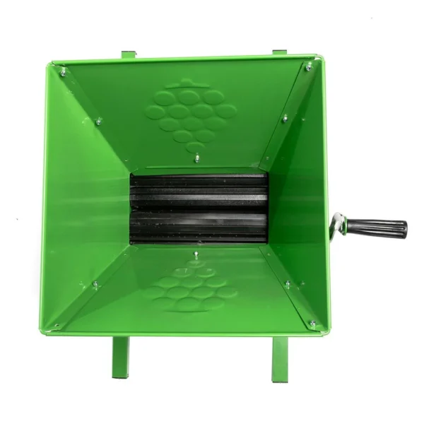 Zdrobitor manual pentru struguri, fructe, Micul Fermier, verde, 30 L, 350 kg/h - imagine 2