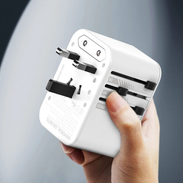 Adaptor priza international GaN LDNIO Z8, 1XUSB, 2XUSB-C, Incarcare rapida, 45W - imagine 6