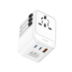 Adaptor priza international GaN LDNIO Z8, 1XUSB, 2XUSB-C, Incarcare rapida, 45W
