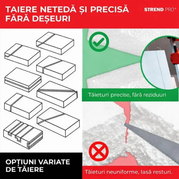 Aparat electric taiat polistiren, 200 W, 170x30 cm, Strend Pro - imagine 5