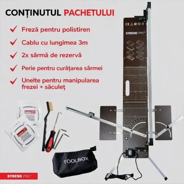 Aparat electric taiat polistiren, 200 W, 170x30 cm, Strend Pro - imagine 9