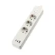 Prelungitor electric 3 prize, 2xUSB C, 1xUSB A, 1.5 m, intrerupator, Gelux - imagine 2