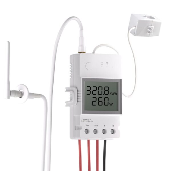Contor de consum de electricitate 100A WiFi POW Ring SONOFF POWCT - imagine 1