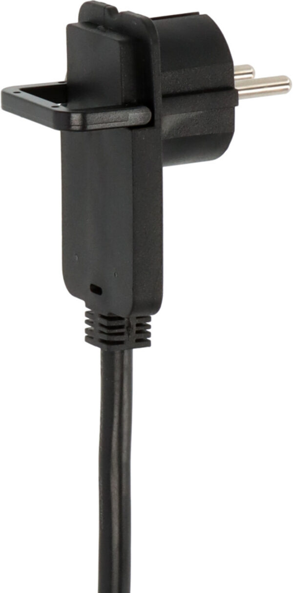 Cordon Prelungitor Brennenstuhl cu cap plat, 5m - Negru - imagine 2