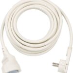 Cordon Prelungitor Brennenstuhl cu cap plat, 5m - Alb