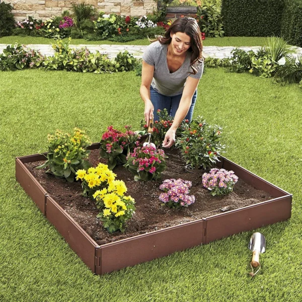 Cutie pentru flori, legume din polipropilena, 8 piese 57x13cm - imagine 10