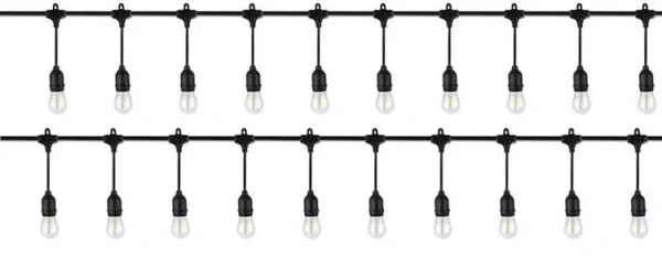 Ghirlanda tip sirag de becuri, LED, 220-240V, IP44, 4 cm, 10 m - imagine 7