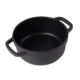Oala de aluminiu cu capac, negru, 2.2 L, 20 cm, Verk Group - imagine 5