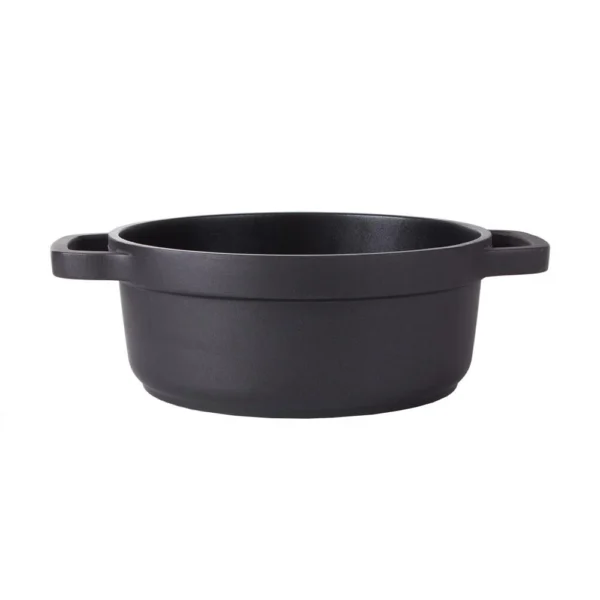 Oala de aluminiu cu capac, negru, 2.2 L, 20 cm, Verk Group - imagine 10