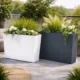 Set 2 jardiniere decorative, antracit, 58x18x49.8 cm, Urbi Case - imagine 10