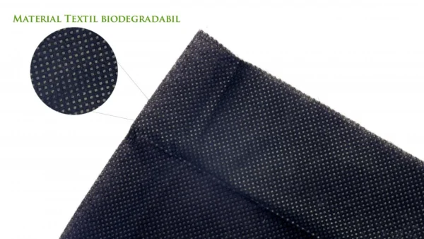Folie antiburuieni, textila, neagra, 50 g/m2, 1.6x50 m - imagine 9