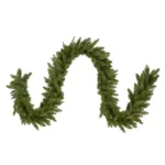Ghirlanda groasa decorativa din brad artificial, molid scandinav, lungime 5.4 m, verde natural, aspect bogat