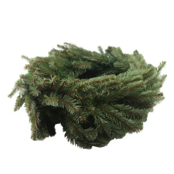 Ghirlanda groasa decorativa din brad artificial, molid scandinav, lungime 5.4 m, verde natural, aspect bogat - imagine 2