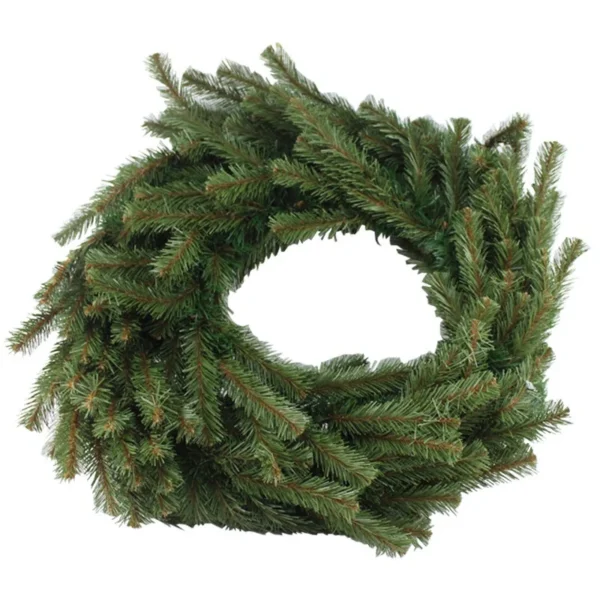 Ghirlanda groasa decorativa din brad artificial, molid scandinav, lungime 5.4 m, verde natural, aspect bogat - imagine 4