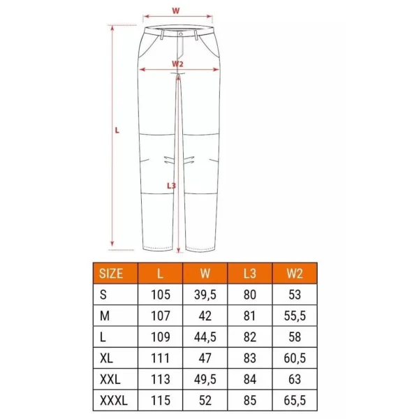Pantaloni de lucru captusiti, model Warm, marimea XL/56, NEO - imagine 5