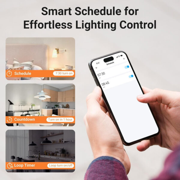 Intrerupator inteligent Sonoff ZBM5-2C-80W ,Zigbee, 2 canale, 10A - imagine 5