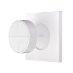 Intrerupator Smart Sonoff Fusion SNZB-01M, 4 butoane, Control prin Zigbee, Wireless, Alb