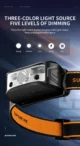 Lanterna LED pentru cap Superfire HL05-K, 120lm, 100m, 500mAh, Lumina rosie, control miscare - imagine 5