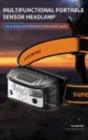 Lanterna LED pentru cap Superfire HL05-K, 120lm, 100m, 500mAh, Lumina rosie, control miscare - imagine 2