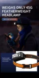 Lanterna LED pentru cap Superfire HL05-K, 120lm, 100m, 500mAh, Lumina rosie, control miscare - imagine 3