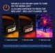 Lanterna LED pentru cap Superfire HL05-K, 120lm, 100m, 500mAh, Lumina rosie, control miscare - imagine 6