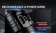 Lanterna LED Superfire V8-S, 2000lm, 300M, 5200mAh, Zoom, incarcare USB-C, 36W - imagine 5