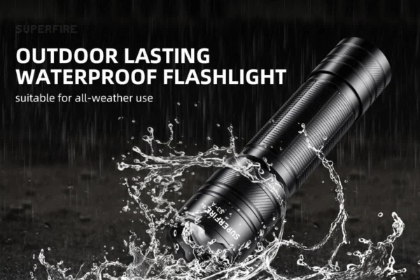 Lanterna LED Superfire S3-A, 146lm, 214M, 800mAh, 3W - imagine 4