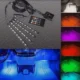 Lumina led rgb interior auto, senzor sunet, 4 benzi autoadezive, 12 v, telecomanda ir - imagine 15