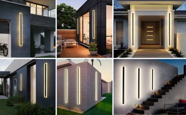 Aplica de perete LED Rovo 2835-100, Exterior Interior, 100CM, 30W, Lumina calda, IP65 - imagine 8