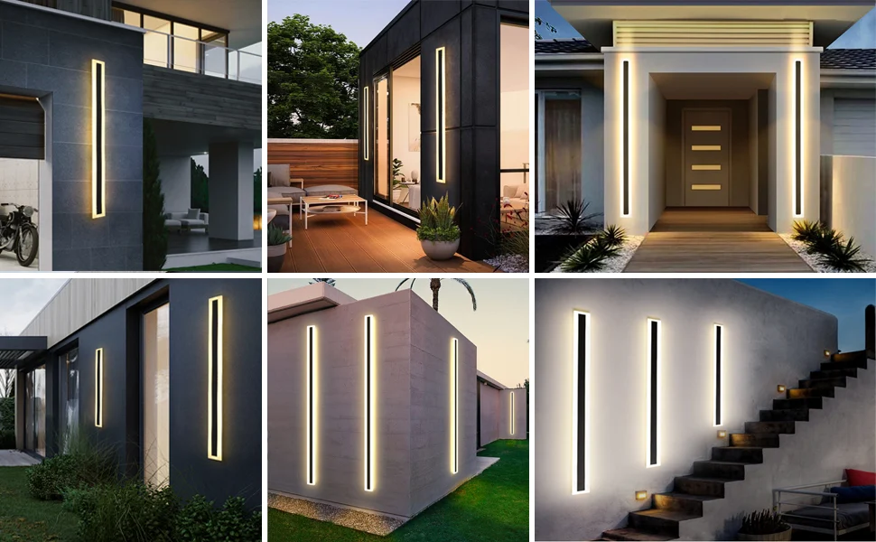 Aplica de perete LED Rovo 2835-120, Exterior Interior, 120CM, 36W, Lumina calda, IP65 1 Aplica de perete LED Rovo 2835-120, Exterior Interior, 120CM, 36W, Lumina calda, IP65