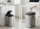 Cos de gunoi cu senzor automat Rovotec SD-804, Inox, 12L, deschidere cu senzor sau touch - imagine 8