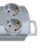 Multipriza Brennenstuhl Primera-Line Technics 10 prize, Intrerupator, 2m, Argintiu - imagine 2