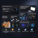 Panou de control inteligent Matter WiFi Bluetooth ZigBee, SONOFF NSPanel Pro 120 (negru), NSPanel120PB - imagine 3
