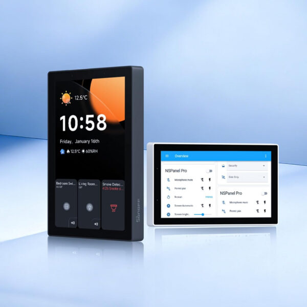 Panou de control inteligent Matter WiFi Bluetooth ZigBee, SONOFF NSPanel Pro 120 (negru), NSPanel120PB - imagine 2