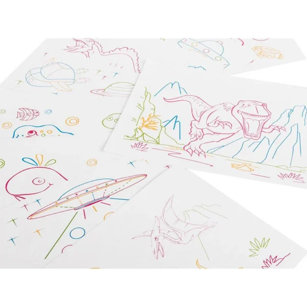 Tableta grafica/desenat pentru copii, Verk Group, 3 markere, LED, 3xAAA, 24x20 cm - imagine 4