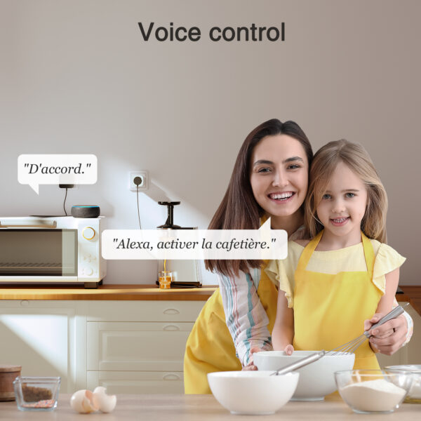 Priza inteligenta WiFi Gosund EP8, 16A, Control aplicatie - imagine 6