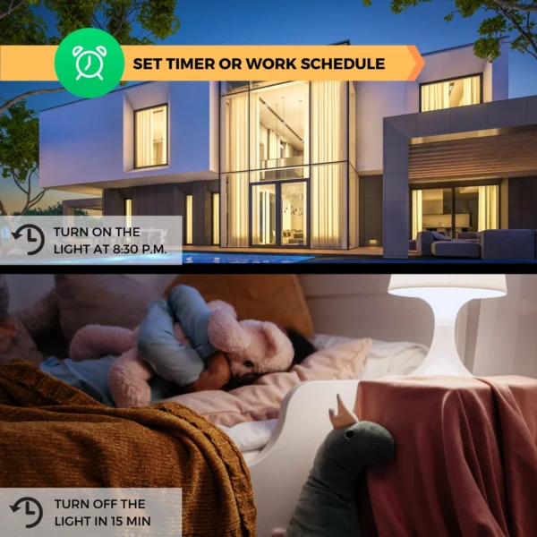 Set 2 prize inteligente WiFi NOUS A1Z, 10A - ZigBee 3.0, Monitorizare energie - imagine 6