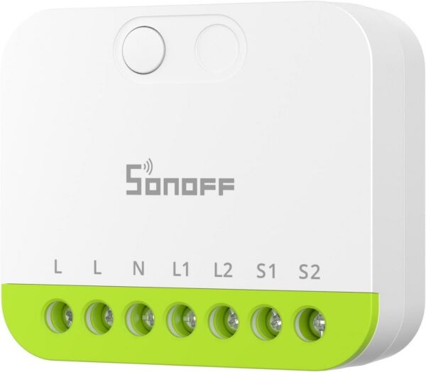 Releu Smart Sonoff MINI-ZB2GS, ZigBee, 2 canale, 16A, Alb - imagine 1