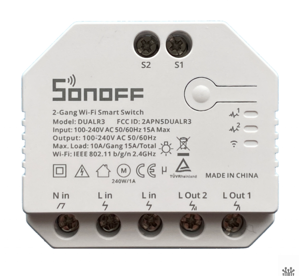Releu Smart wireless Sonoff Dual R3 Releu Smart wireless Sonoff Dual R3 - imagine 1