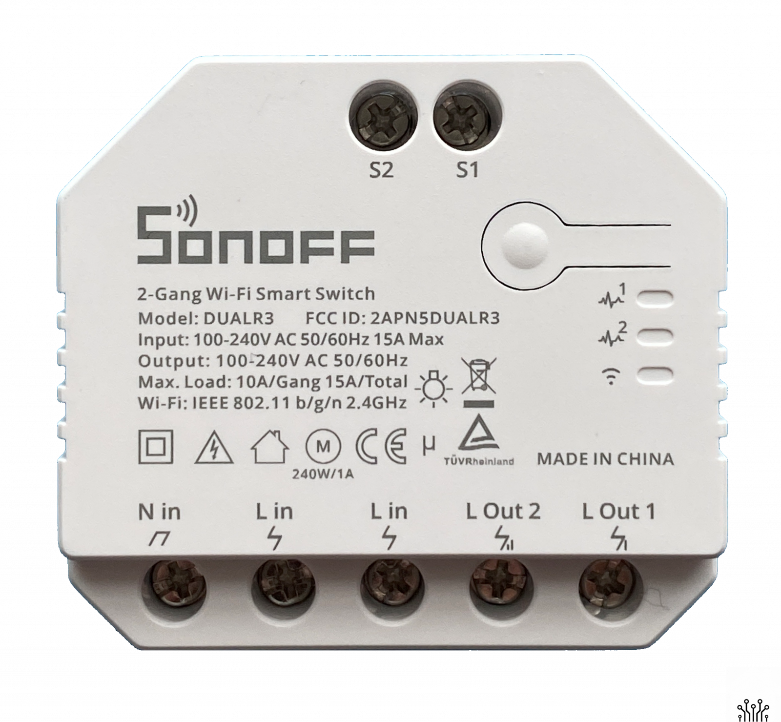 Releu Smart wireless Sonoff Dual R3 Releu Smart wireless Sonoff Dual R3 - imagine 1