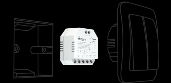 Comutator Releu inteligent, Sonoff, Dual R3 Lite WiFi, Alb - fara masurare energie - imagine 4