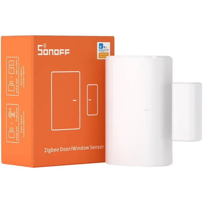 Senzor smart usa-geam Sonoff SNZB-04P, ZigBee, Alb