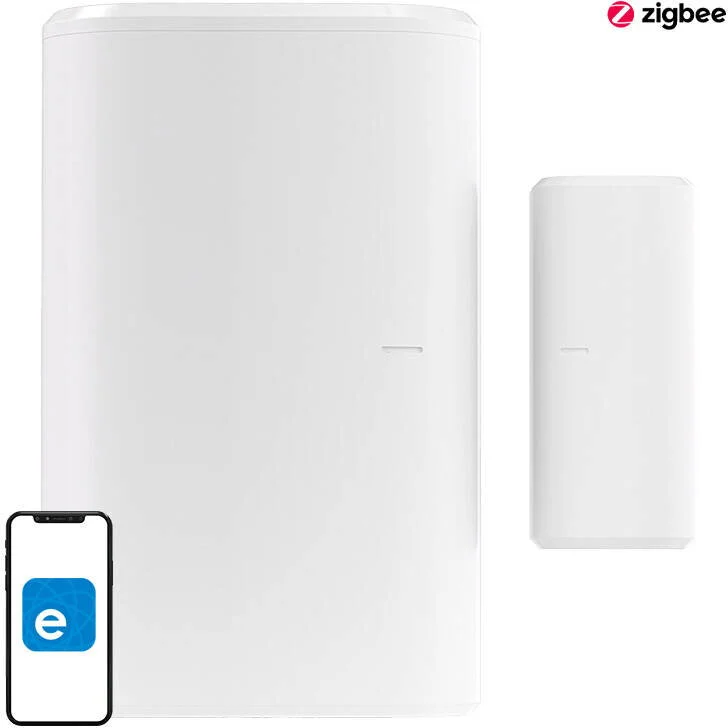 Senzor smart usa-geam Sonoff SNZB-04P, ZigBee, Alb